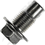 APDTY 138911 Oil Drain Plug Pilot Point 1/2-20, Head Size 9/16 In.