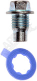 APDTY 138913 Oil Drain Plug Pilot Point M14-1.25, Head Size 15mm