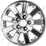 APDTY 139677 16 x 7 In. Machined Alloy Wheel