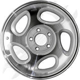 APDTY 139703 16 x 7 In. Machined Alloy Wheel