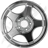 APDTY 139728 16 x 6.5 In. Machined Alloy Wheel