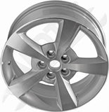 APDTY 139765 17 x 7 In. Polished Alloy Wheel
