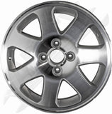 APDTY 139772 15 x 6 In. Machined Alloy Wheel