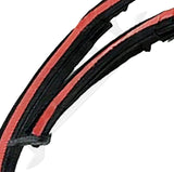APDTY 140033 Rubber Weatherstrip Seal Tailgate to Liftgate (Models w/ Hardtop)