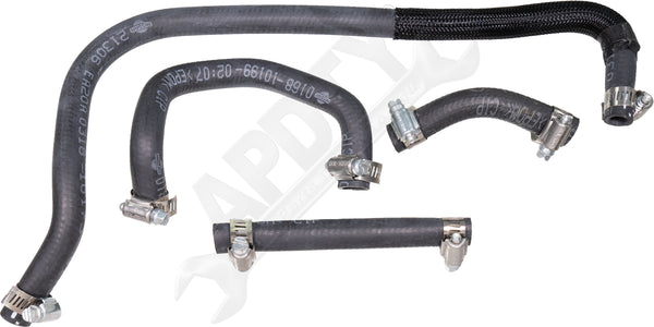 APDTY 140058 Oil Filter Cooler Rubber Coolant Hose Kit 4.0L Engine (VQ40DE)