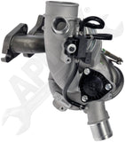 APDTY 140100 Exhaust Manifold Turbocharger Kit w/ Gasket & Clamps Fits 1.4L