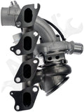 APDTY 140100 Exhaust Manifold Turbocharger Kit w/ Gasket & Clamps Fits 1.4L
