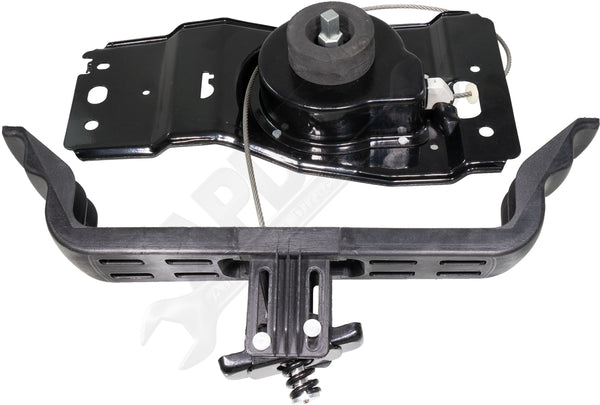 APDTY 140157 Spare Tire Carrier Winch Hoist Cable & Bracket Assembly