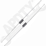 APDTY 140170 Tailgate Cable Latch Rod Handle & Trim Bezel With Keyhole