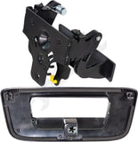 APDTY 140171 Tailgate Cable Latch Rod Handle & Trim Bezel No Keyhole