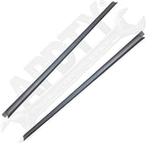 APDTY 140201 Window Dew Wipe Rubber Weatherstrip Regular or Extended Cab