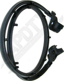 APDTY 140266 Door Rubber Weatherstrip Seal; Half Door Models; Right