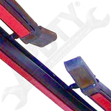 APDTY 140289 Tailgate Lower Rubber Weatherstrip Seal (Seals Bottom & Sides)