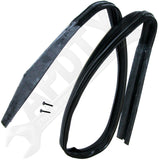 APDTY 140398 Tailgate Rear Window Upper Channel Rubber Weatherstrip Seal