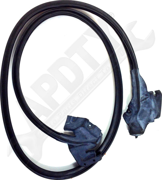 APDTY 140615 Rubber Weathersrip Door Seal Compatible With 1968-1969 Camaro Right