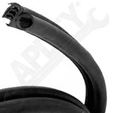 APDTY 140626 Door Rubber Weatherstrip Body Side Seal; Extended Cab Models; Right