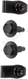 APDTY 14065 Clip Nut A-Frame - 5/16-18