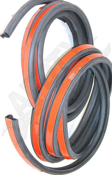 APDTY 140809 Rubber Weatherstrip Door Seal Pair Includes Front Left & Right