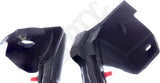 APDTY 140824 Door Seal Set; Half Door Rubber Weatherstrip Seal Pair Left & Right