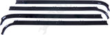 APDTY 140850 Door Window Channel Rubber Belt Weatherstrip Dew Wipe Set