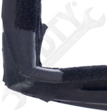 APDTY 140850 Door Window Channel Rubber Belt Weatherstrip Dew Wipe Set