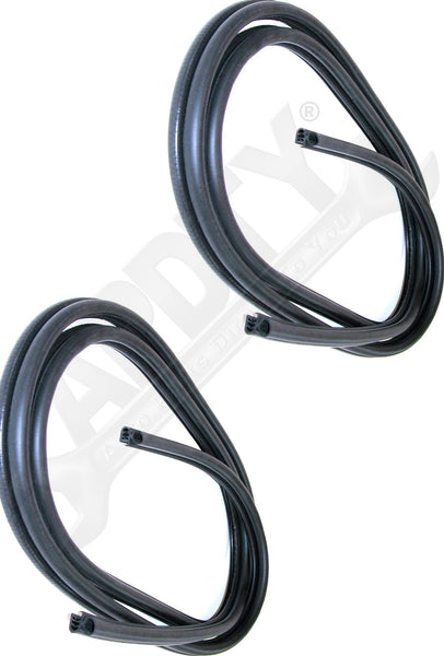 APDTY 140970 Rubber Door Seal Front Left & Right