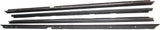 APDTY 141102 Door To Window Rubber Belt Weatherstrip Kit (Models w/ Chrome Bead)