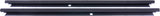 APDTY 141139 Rear Outer Door To Window Glass Rubber Dew Wipe Weatherstrip Set