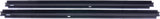 APDTY 141139 Rear Outer Door To Window Glass Rubber Dew Wipe Weatherstrip Set