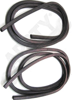 APDTY 141208 Rubber Door Weatherstrip Seal Pair (Front, Standard Cab & Crew Cab)