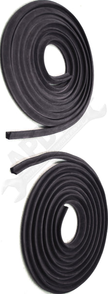 APDTY 141218 Rubber Weatherstrip Door Seal Set (1947-1959 Pickup Left & Right)