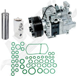 APDTY 141281 AC Air Conditioning Compressor Kit w/ Dryer & Expansion Valve