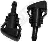 APDTY 141283 Front Windshield Wiper Nozzle Set