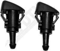 APDTY 141283 Front Windshield Wiper Nozzle Set