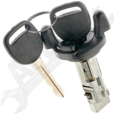APDTY 141410 Ignition Lock Cylinder w/ 2 New Keys Replaces D1488D, 26049533