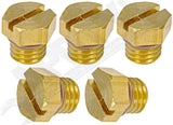 APDTY 141416 Diesel Fuel Filter Air Bleeder Screw & Oring (Upgraded Brass Metal)