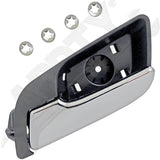 APDTY 141473 Interior Door Handle Assembly Chrome And Black Left Side