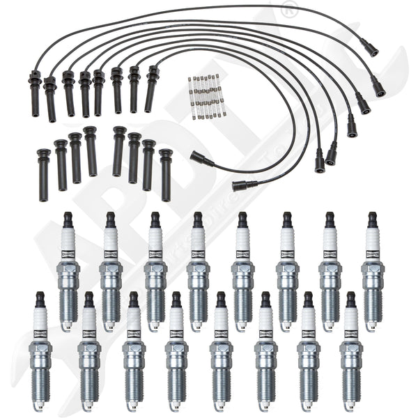 APDTY 141491 Spark Plug & Wire Kit For 5.7L Hemi On 05 300 Magnum Grand Cherokee