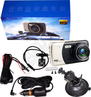 APDTY 141514 Universal 1080P Dual Rear Backup And/or Front Dash Dashboard Camera