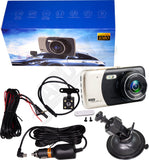 APDTY 141514 Universal 1080P Dual Rear Backup And/or Front Dash Dashboard Camera