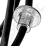 APDTY 141728 Hood Release Cable Assembly Replaces 5363035070