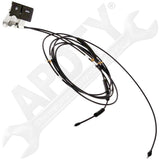 APDTY 141732 Hood Release Cable With Handle Replaces 656213TA0A