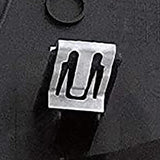 APDTY 141786 Interior Door Handle Front Left Textured Black Replaces 25809851