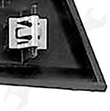 APDTY 141789 Interior Door Handle Bezel Rear Right