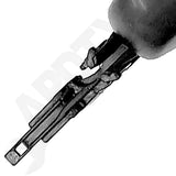 APDTY 141796 Exterior Door Handle Rear Primed Black