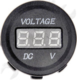 APDTY 141813 12V DC Digital Voltmeter Gauge for Universal Fit