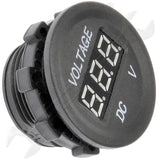 APDTY 141813 12V DC Digital Voltmeter Gauge for Universal Fit