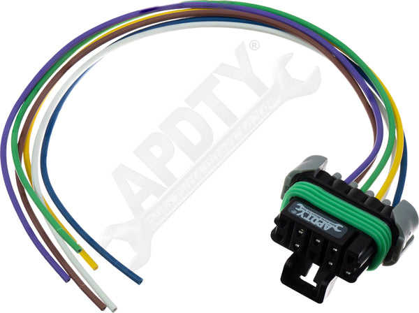 APDTY 141821 6-Wire Wiring Harness Pigtail Throttle Control Module Pedal Side