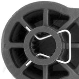 APDTY 141853 Interior Window Handle Textured Black