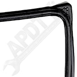 APDTY 141868 Rubber Weatherstrip Door Seal Rear Right